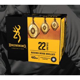 Browning Performance Rimfire 22LR 40 Grain Round Nose Ammunition (400 Count)