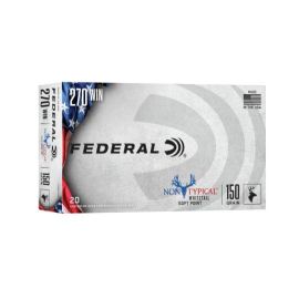 Federal Non Typical 270 150 Grain Soft Point Ammunition 270DT150.  Box Of 20 Cartridges