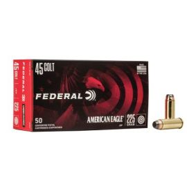 Federal American Eagle 45 Long Colt 225 Grain JSP Ammunition AE45LC. 50 Rounds