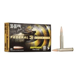 Federal Premium 30-06  Berger Hybrid Hunter 30-06 168 Grain Ammunition P3006BCH1