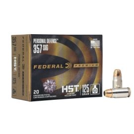 Federal Personal Defense HST 357 Sig 125 Grain Ammunition P357SHST1S