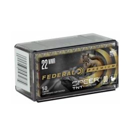 Federal Premium 22 Magnum 30 Grain Speer TNT Hollow Point Ammunition P765