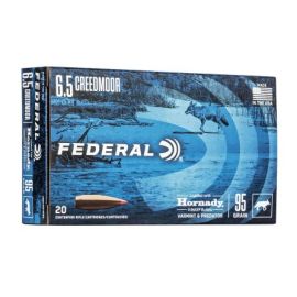 Federal Varmint & Predator 6.5 Creedmoor 95 Grain Vmax Ammunition V65CRDVM95