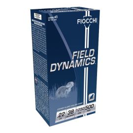 Fiocchi Field Dynamics 22LR 38 Grain CPHP Ammunition 22FHVCHP (500 Rounds)