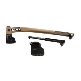 Gerber Bushcraft Axe - Coyote Brown With Internal Waterproof Gear Storage Kit 31-003774