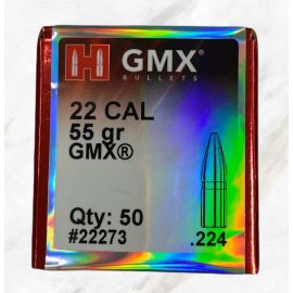 Hornady 22 Caliber 55 Grain GMX Bullet (100) 22273