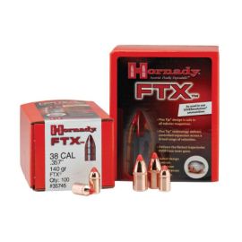 Hornady 38 Caliber 140 Grain FTX Bullet (100) 35745