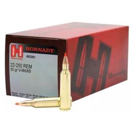 Hornady 22-250 Rem 50 Grain V-Max Ammunition