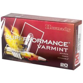 Hornady Superformance Varmint 243 75 Grain V-Max Ammunition 83433