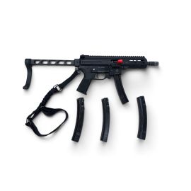 Military Armament Corporation MAC IX 9mm Tac Package With Brace & 4 Mags