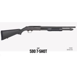 Mossberg 590 20 Gauge 18.5" Pump Action Shotgun With 6 + 1 Capacity 50698