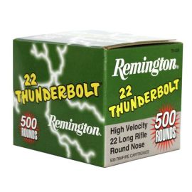 Remington Thunderbolt 22LR 40 Grain Ammunition (500 Rounds) TB-22B