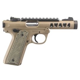 Ruger Mark IV 22/45 Lite 22LR Pistol in FDE With 4.4" Threaded Barrel 43920
