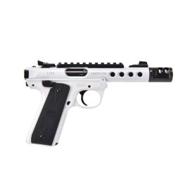 Ruger Mark IV 22/45 Lite 22LR Stormtrooper White Cerakote Pistol