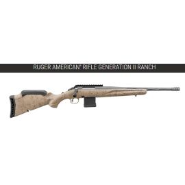 Ruger American Gen II Ranch 5.56 Rifle With 16.10" Spiral Fluted Barrel