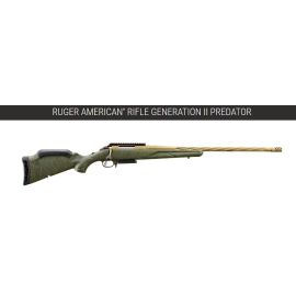 Ruger American Gen II Predator 243 Rifle With 22" Sprial Fluted Barrel 46933
