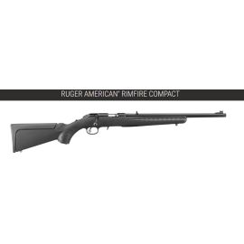 Ruger American Compact 22LR Rifle With 18" Threaded Barrel 08306