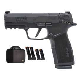 Sig 365X Macro TACPRO 9mm Pistol W/ Manual Safety, Savior Bag & 5 Magazines