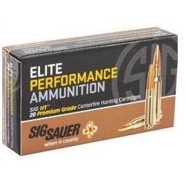 Sig Elite Copper Hunting 270 130 Grain Ammunition E270H1-20