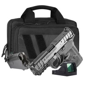 Smith & Wesson Equalizer 9mm Pistol Viridian Green Optic, 3 Factory Mags & Range Bag 14718