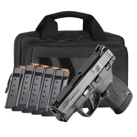 Smith & Wesson M&P9 Shield Plus 9mm Pistol With 6 Mags & Savior Bag