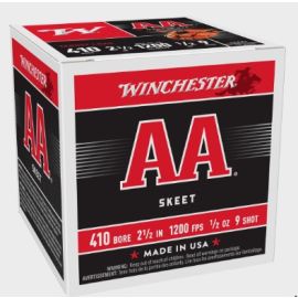 Winchester AA Skeet 410 2 1/2" #9 Shotshells (250 Round Case) AA419