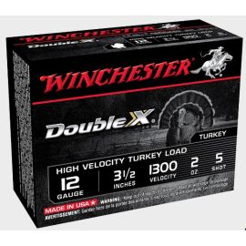 Winchester Double X Turkey 12 Gauge 3 1/2" 2 oz #5 Shotshells Ammunition STH12355