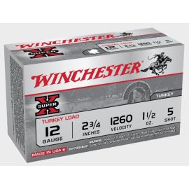 Winchester Super X Turkey Load 12 Gauge #5 Shot 2 3/4" Shotshell Ammunition X12MT5