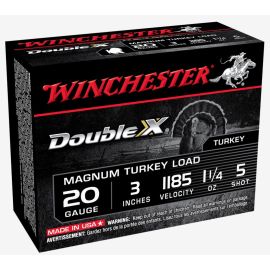 Winchester Double X Turkey 20 Gauge 3" 1 1/4" #5 Shotshells X203XC75