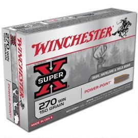 Winchester Super X Power Point 270 150 Grain Ammunition X2704